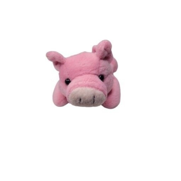 Russ Toys Russplus Russ Buddies Floppy Pink Pig Plush Stuffed Bean